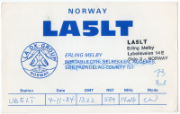 Ретро открытки - QSL-карточка Норвегия - Norway (односторонние)