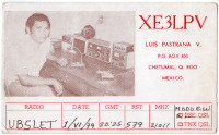 Ретро открытки - QSL-карточка Мексика - Mexico (односторонние)
