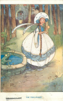 Ретро открытки - Принцесса-лягушка