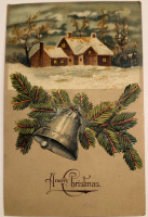 Ретро открытки - Ретро листівка.  З Різдвом Христовим.