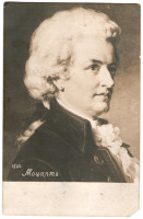 Ретро открытки - Postkarte - Wolfgang Amadeus Mozart