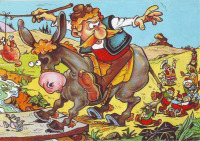 Ретро открытки - Хитрый Пётр.