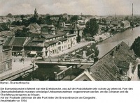 Литва - Клайпеда (Мемель). Река Дане, Биржевой мост и старая почта.