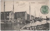 Литва - Клайпеда (Мемель). Dangеs upе 1910 metais .