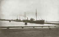 Литва - Военные французские корабли в Клайпеде, 1923