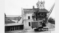 Литва - Клайпеда. Разрушение пожарной части в 1981 году было последним из сноса исторических зданий