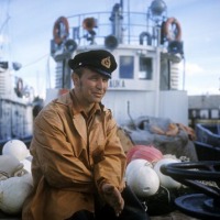 Эстония - Капитан рыболовного траулера Уно Кангура. Остров Хийума. 1971.