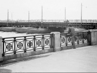Рига - Набережная Даугавы у понтонного моста