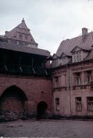 Рига - Фрагмент городской стены и ворота Яня