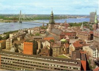 Рига - Панорама Старого города с церкви Святого Петра