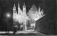 Вильнюс - Костёл св. Анны ночью