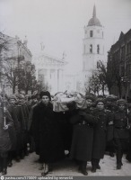 Вильнюс - Похороны командующего 3-м Белорусским фронтом генерала армии И.Д. Черняховского