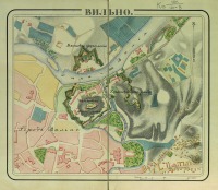 Вильнюс - План Вильно, 1830 год