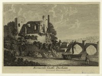 Англия - Замки и дворцы Англии. Бернард, графство Дарем, 1788