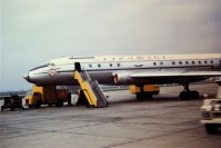 Лондон - Советский Ту-104 в Лондонском аэропорту, февраль 1961 г.: