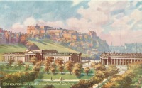 Эдинбург - Замок и Национальная Галерея Эдинбурга