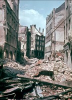 Мюнхен - 1944 г. Начало расплаты. Руины Мюнхена после англо-американской бомбардировки