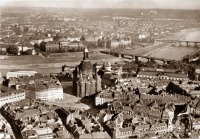 Дрезден - Старое фото Дрездена