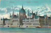 Будапешт - Будапешт.  Угорський парламент-побудований в 1884-1902 рр.