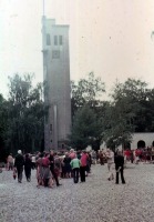 Каунас - Башня карильонной (колокольной) музыки перед Историческим музеем