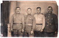 Солдаты и офицеры Советской армии - Армейское фото (1945г.) Венгрия