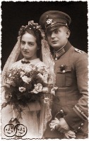 Ретро свадьба - Молодожены из г.Тильзита 11 октября 1940 года.