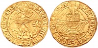 Старинные деньги (бумажные, монеты) - Энджел короля Генриха VIII