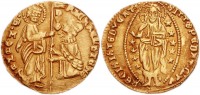 Старинные деньги (бумажные, монеты) - Italia Venezia, doge Michele Steno. 1400-1413.