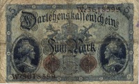 Старинные деньги (бумажные, монеты) - 5 марок