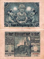 Старинные деньги (бумажные, монеты) - K?nigsberg (Ostpreussen) - 100 Mark
