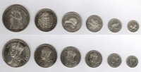 Старинные деньги (бумажные, монеты) - Набор новозеландских монет 1935 года