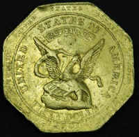 Старинные деньги (бумажные, монеты) - 50 американских долларов 1851 года