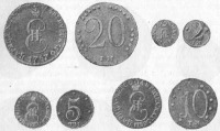Старинные деньги (бумажные, монеты) - Монеты для Таврии (Крыма)