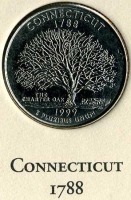 Старинные деньги (бумажные, монеты) - Коннектикут.