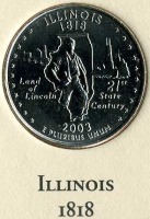 Старинные деньги (бумажные, монеты) - Иллинойс.