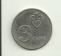Старинные деньги (бумажные, монеты) - Национальная валюта Киргизии.