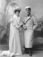 Ретро знаменитости - Великая княгиня Ольга и ее муж принц Ольденбургский