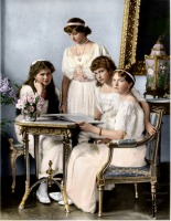 Ретро знаменитости - Великие княжны Мария , Татьяна , Анастасия,Ольга . 1914.