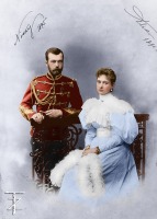 Ретро знаменитости - Император Николай Второй и императрица Александра Фёдоровна. 1895