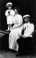  - Николай II, Императрица Александра Федоровна и Алексей.