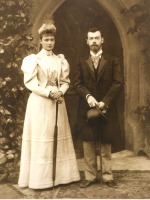 Ретро знаменитости - Принцесса Алиса Гессенская и Цесаревич Николай Александрович,1894 .