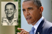 Ретро знаменитости - Политики в детстве.  Барак Обама.