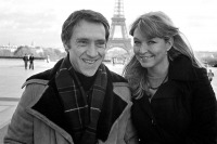 Ретро знаменитости - Владимир Высоцкий и Марина Влади в Париже