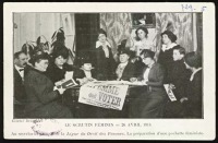 Ретро знаменитости - Лига прав женщин Франции, 1914