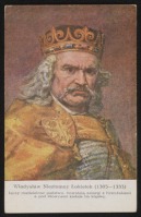 Ретро знаменитости - Владислав Незламний Локітек (1305-1333). Портрет. Мал.Ян Матейко.