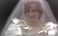 Ретро знаменитости - Диана Спенсер в день свадьбы, 29 июля 1981 года.