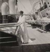Ретро знаменитости - Императрица Мария Федоровна на борту яхты 