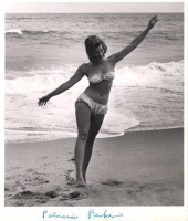 Ретро знаменитости - Модель Патриция Паркер на пляже