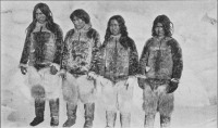 Индейцы - Четыре эскимоса, Matthew Henson. From Matthew A. Henson: A Negro Explorer