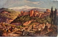 Испания - Дворец Альгамбра в Испании